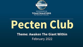 Toastmasters International - Pecten Club February 2022 Meeting (Port Harcourt, Nigeria)