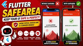 FLUTTER ANDROID - SAFE AREA WIDGET || TUTORIAL