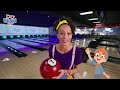 blippi and meekah s bowling ball blast blippi educational videos for kids