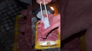 【炭火】和牛おにぎりにぎり #bbq #wagyu