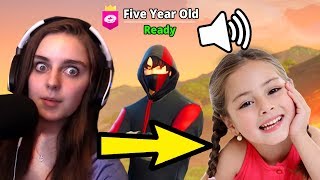 Pretending to be a 5 Year old Kid in Fortnite
