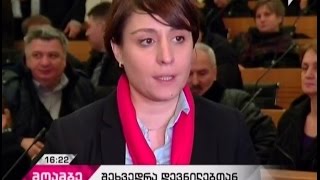 ფრაქცია „ევროპული საქართველოს“ წარმომადგენლები დევნილებს შეხვდნენ