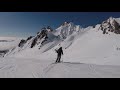 skiing from the summit of mt ruapehu