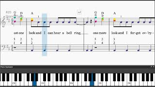 Mamma Mia - ABBA - Easy piano playing with sheet music