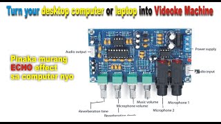 Microphone mixer karaoke reverberation board DIY