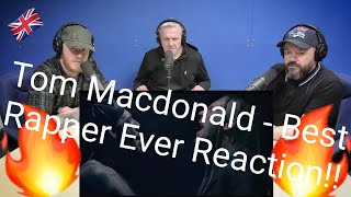 Tom MacDonald - BEST RAPPER EVER REACTION!! | OFFICE BLOKES REACT!!
