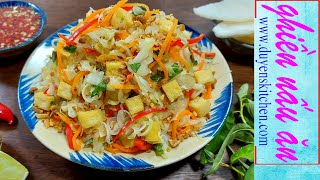 Cách Làm Gỏi Bắp Cải Chay | Món Ăn Chay By Duyens Kitchen | Ghiền nấu ăn
