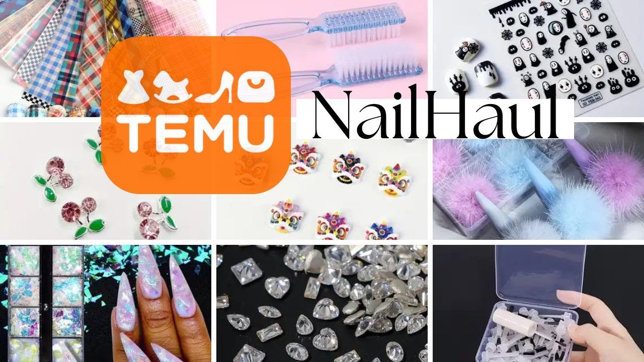 Temu Nail Haul Youtube