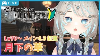 【FF14/完全初見🔰】パッチ4.3 紅蓮メインLv70：月下の華 #55【新人vtuber】