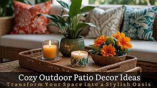 Elevate Your Outdoor Space: Modern Patio Decor Ideas You’ll Love!