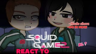 SQUID GAME 2 REACT TO|🇪🇸|🇺🇸| SPEED X0.5|LEER DESC|#squidgame #gachaclub #gachareact