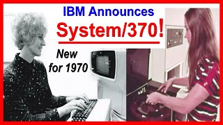 Original 1970 Announcement Film: IBM SYSTEM/370 Mainframe Computer replacement for System/360!