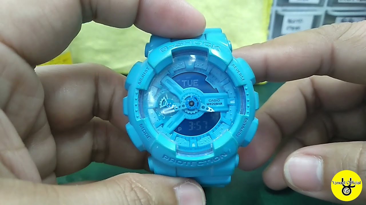 G-Shock GMA-S110CC How To Change Battery - YouTube