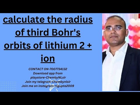 What is the radius of third orbit of HE Plus?