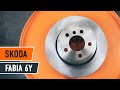 Wie SKODA FABIA 6Y Bremsscheiben vorne und Bremsbeläge wechseln TUTORIAL | AUTODOC