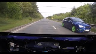 Gapping a CP320 Focus ST in Mexico in a 300bhp Corolla sleeper