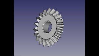 FreeCad Коническая по чертежу