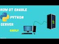 How to Start a  HTTPserver in python - Linux