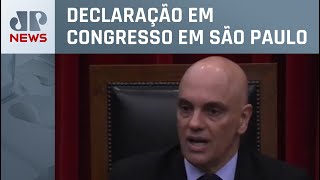Alexandre de Moraes: “Fui personificado como inimigo da democracia”