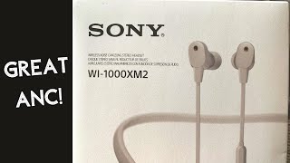 Sony WI-1000XM2 Review: Around The Neck Earplugs!