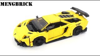 Lepin Xingbao XB-03008 Dream Car Lamborghini Aventador - MengBrick Build