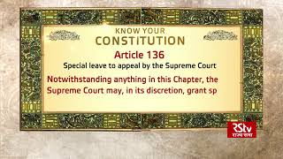 Know Your Constitution | Snippet 91