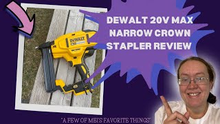 🛠️ Dewalt 20V Narrow Crown Stapler 🛠️