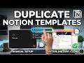 Duplicate Notion Templates [Fast-Track]