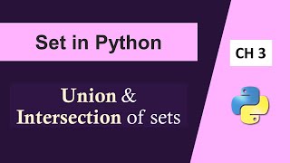 Set Operations in Python|Set in Python|Python Tutorial For Beginners in Hindi