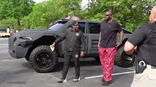 SHAQ's Armored Truck! Custom Supercharged Dodge TRX Lifted Off Road Truck; WhipA