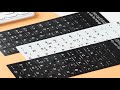 keyboard letters replacement sticker english russian korean spanish italiano language for computer l