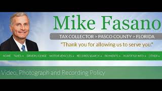 TIMOTHY COUET, MIKE FASANO - Pasco County Tax Colletors Office in Dade City, Florida