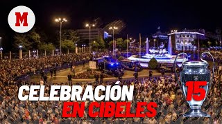 REAL MADRID CAMPEÓN DE LA CHAMPIONS I  Celebración en Cibeles de los aficionados