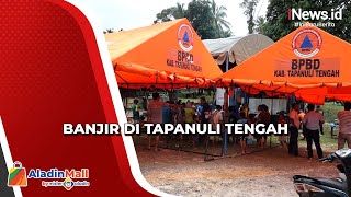 Banjir di Tapanuli Tengah, BPBD dan Dinas Sosial Dirikan Posko Pengungsian