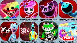 Poppy Playtime Mobile Chapter 1, 2, 3, 4, 5 | Ending, Yarnaby Vs Doey Roblox, Poppy 4 Mod, Pianosaur