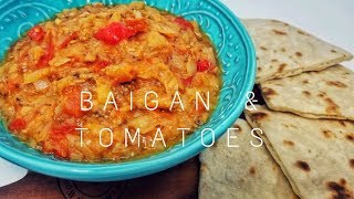 Baigan and Tomatoes | Vegan | - Episode 751