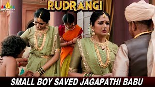 Small Boy Saved Jagapathi Babu | Rudrangi | #VimalaRaman | Latest Tamil Dubbed Movie Scenes