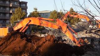 Apartment Demolition #16  in Japan [アパート解体]