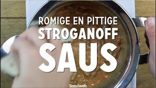 Stroganoffsaus zoals je oma hem maakte