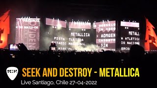 Metallica : Seek & Destroy - Santiago, Chile - April 27, 2022  Multi Fan Cam