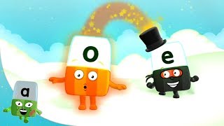 Alphablocks -  Changing Sounds with Magic E! | Learn to Read | Phonics for Kids | Learning Blocks