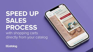 Speed Up Sales with Catalog Shopping Carts | DCatalog