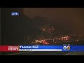 Thomas Fire Burns Over 2,500 Acres Near Santa Paula