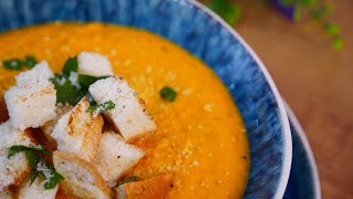 A recipe after which you will definitely love pumpkin! Pumpkin soup without hassle!