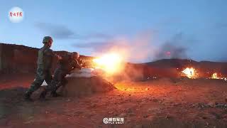 防化兵实喷考核，高温预警！