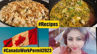 Canada Work Permit Visa নিয়ে কিছু তথ্য আর Lunch-এ বানালাম একটু অন্যরকম খাবার #recipes #bengalivlog