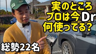 プロ22名にドライバーを見せてもらいました【カートルズツアー】