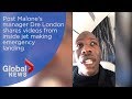 Post Malone's manager Dre London shares videos from inside jet that made emergency landing