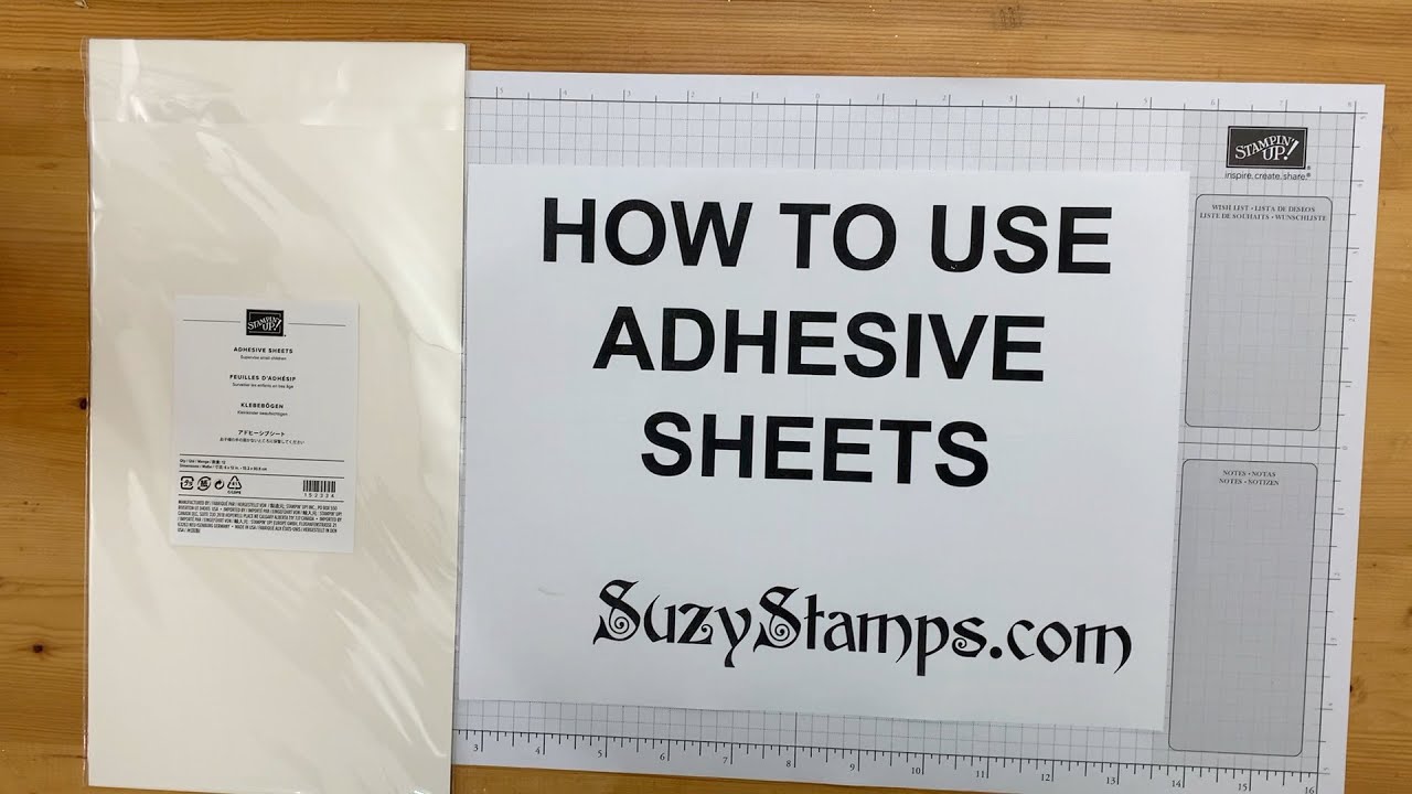 Adhesive Sheets Youtube