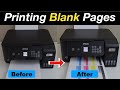 Epson ET 2720 Printing Blank Pages - Fix In 1 Step !!